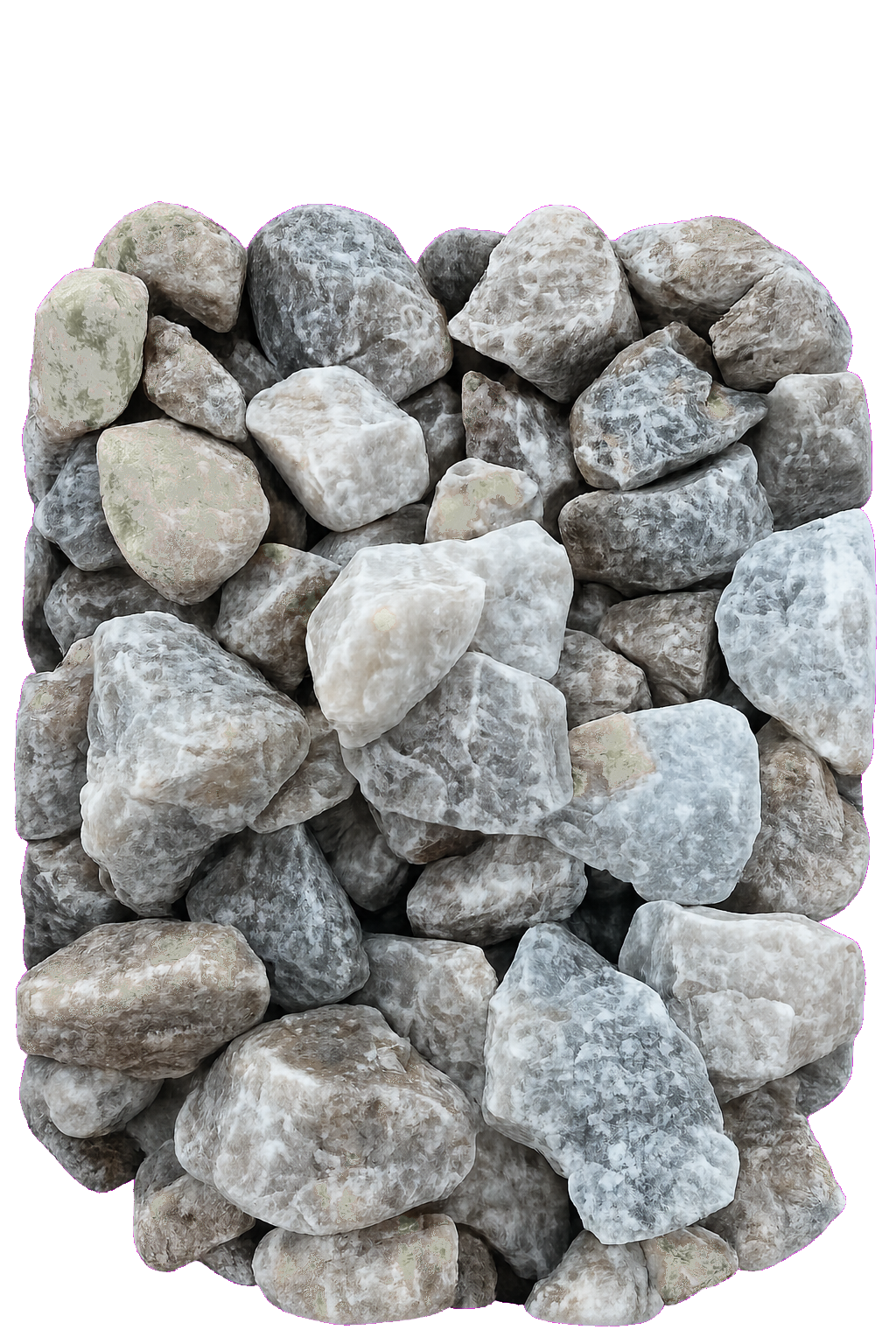 Quartz B Grade Chips 40-80 mm